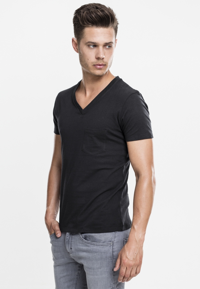 Tricou V-Neck Pocket Urban Classics