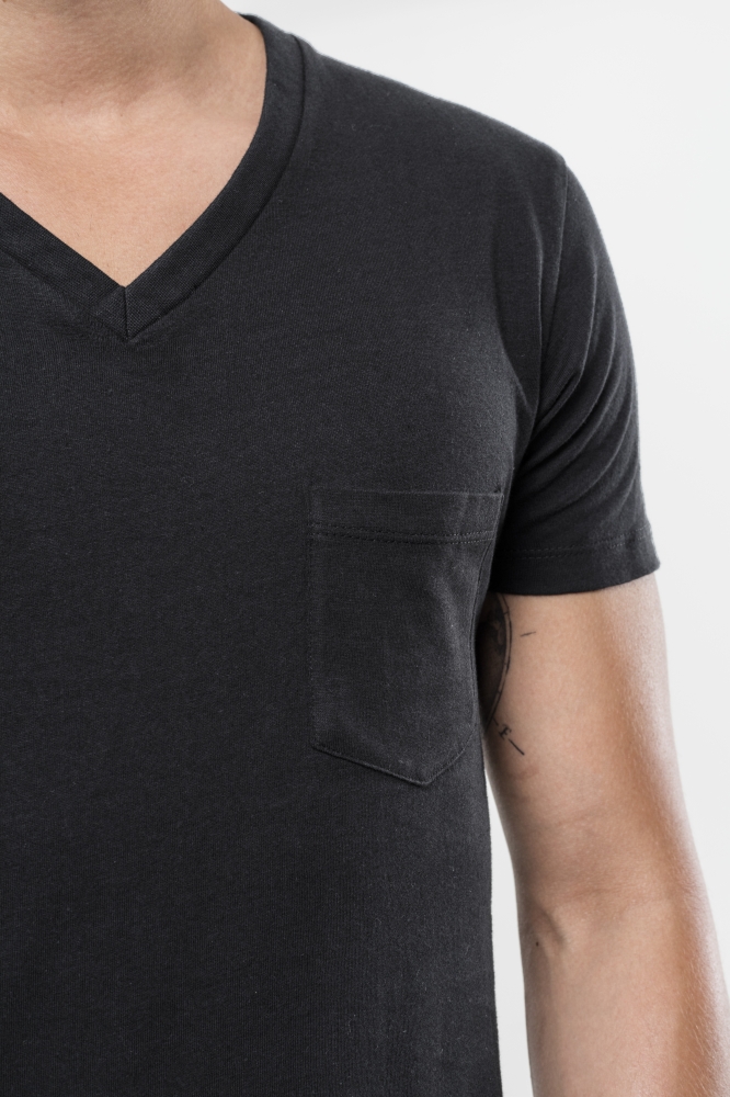 Tricou V-Neck Pocket Urban Classics