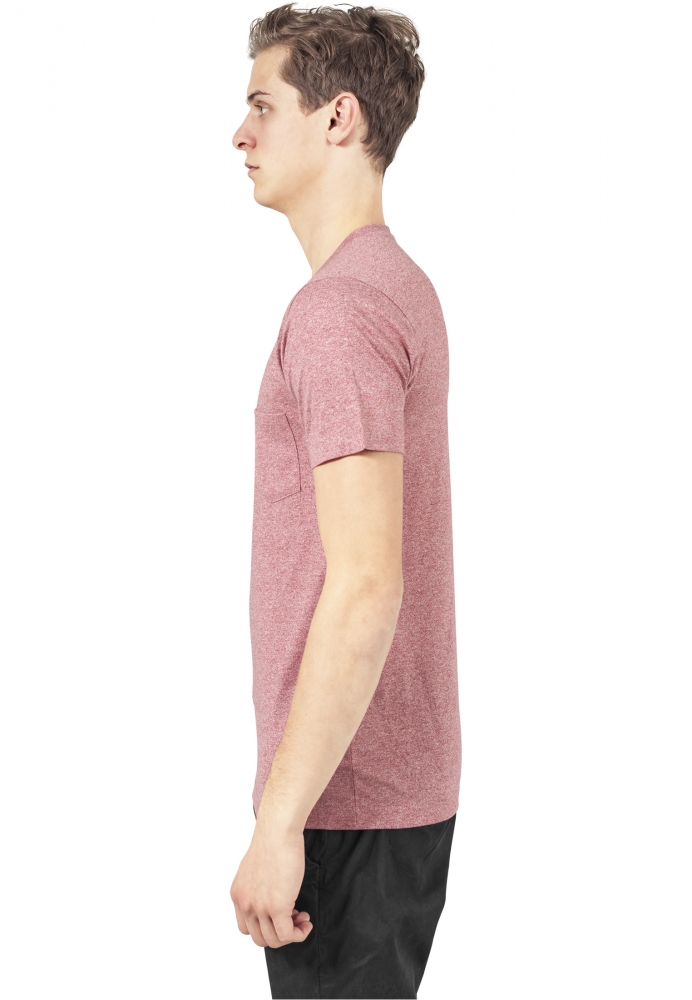 Tricou Melange V-Neck Pocket Urban Classics