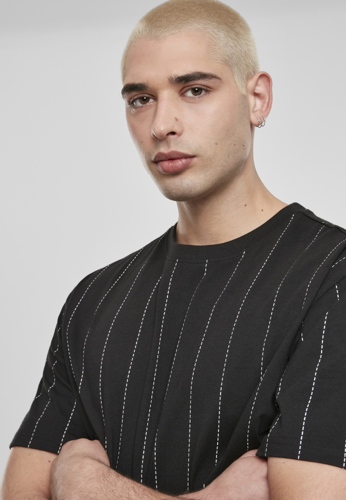 Tricou Oversized Pinstripe Urban Classics