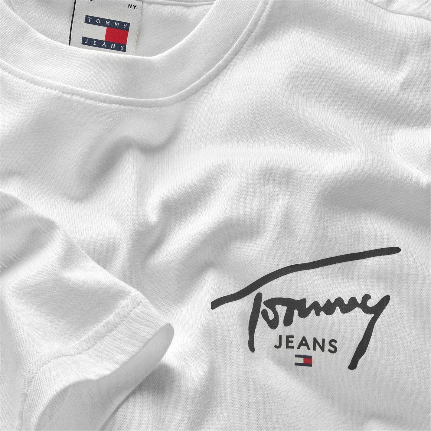 Tricou Blug Tommy Tommy Tjm Reg Signature Print Ext Tommy Jeans