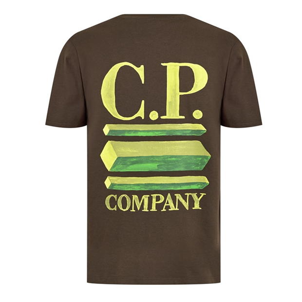 Camasa CP COMPANY 30/1 Jersey Logo Graphic T-