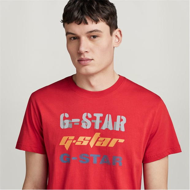 Camasa G Star Triple Logo Graphic T-