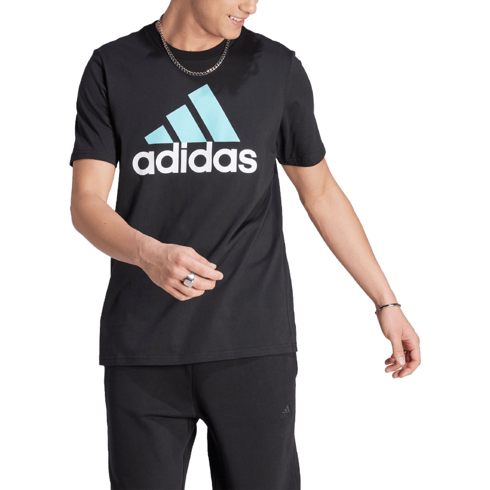 Tricou Men's Adidas Essentials Single Jersey Big Logo black IJ8582