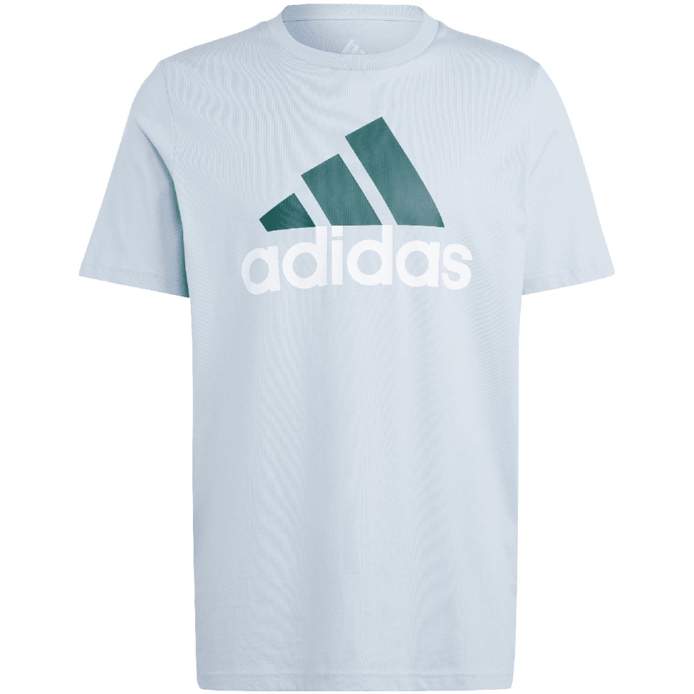 Tricou Men's Adidas Essentials Single Jersey Big Logo Sky Blue IJ8576