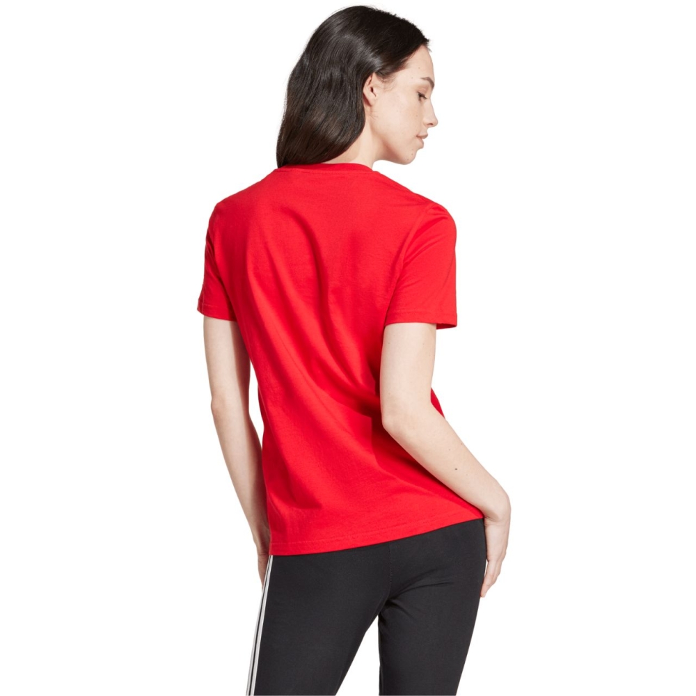 Tricou Camasa 's T- adidas Loungewear Essentials Slim Logo red IY9189 dama