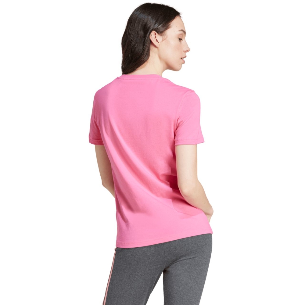 Tricou adidas Loungewear Essentials Slim Logo pink IY9191