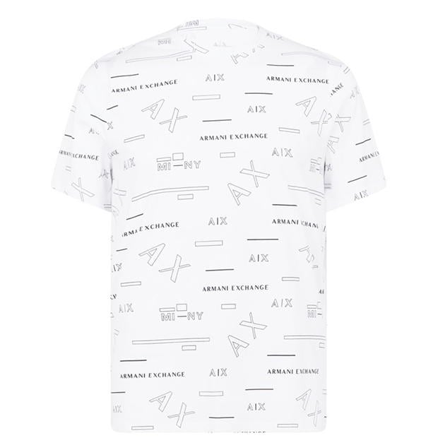 Camasa Armani Exchange All Over Print Logo T-