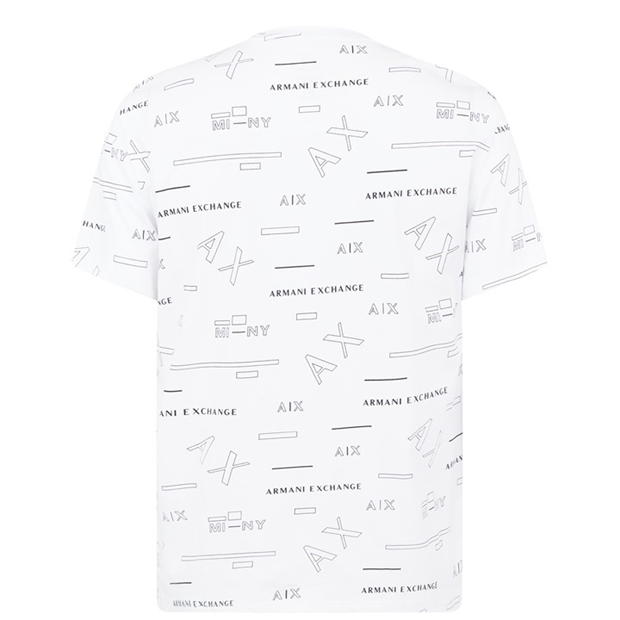 Camasa Armani Exchange All Over Print Logo T-