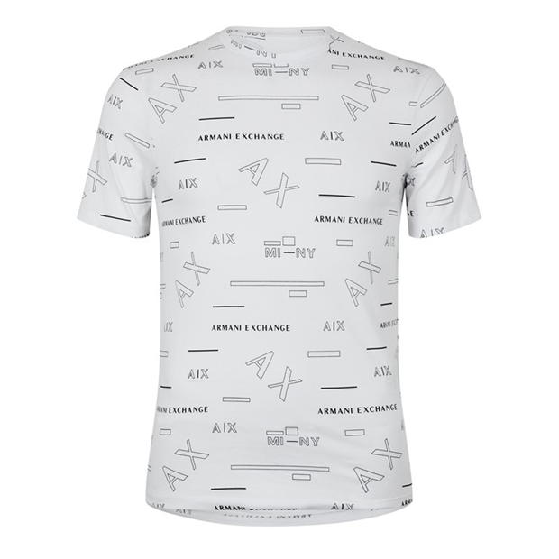 Camasa Armani Exchange All Over Print Logo T-