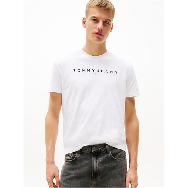 Tricou Blug Tommy TJM REG LINEAR LOGO EXT Tommy Jeans