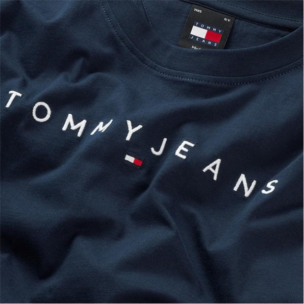 Tricou Blug Tommy TJM REG LINEAR LOGO EXT Tommy Jeans