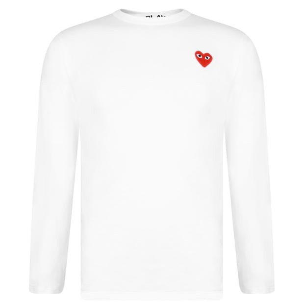 Camasa COMME DES GARCONS PLAY Maneca Lunga Basic Logo T-