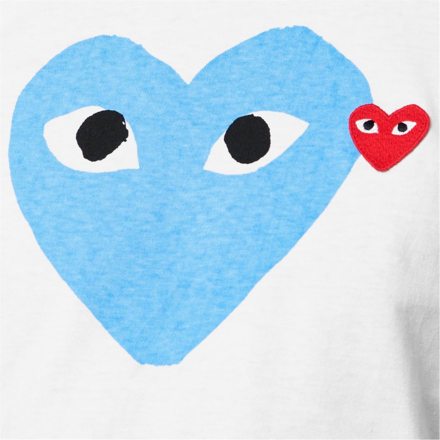 Camasa COMME DES GARCONS PLAY Double Heart Logo T-