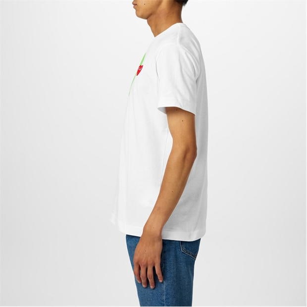 Camasa COMME DES GARCONS PLAY Double Heart Logo T-