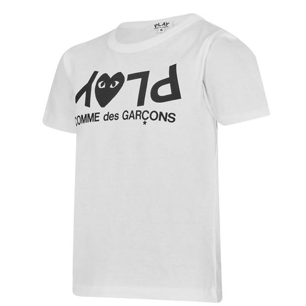 Tricou COMME DES GARCONS PLAY Upside Down Logo copil