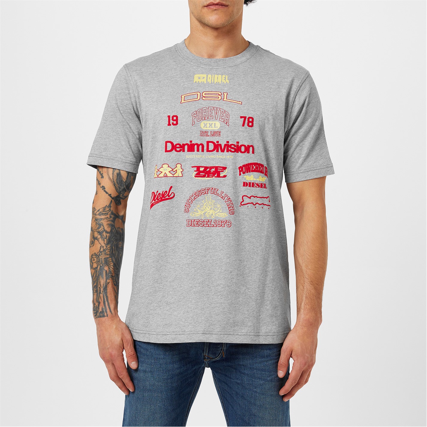 Diesel Diesel Multi Logo T Sn42