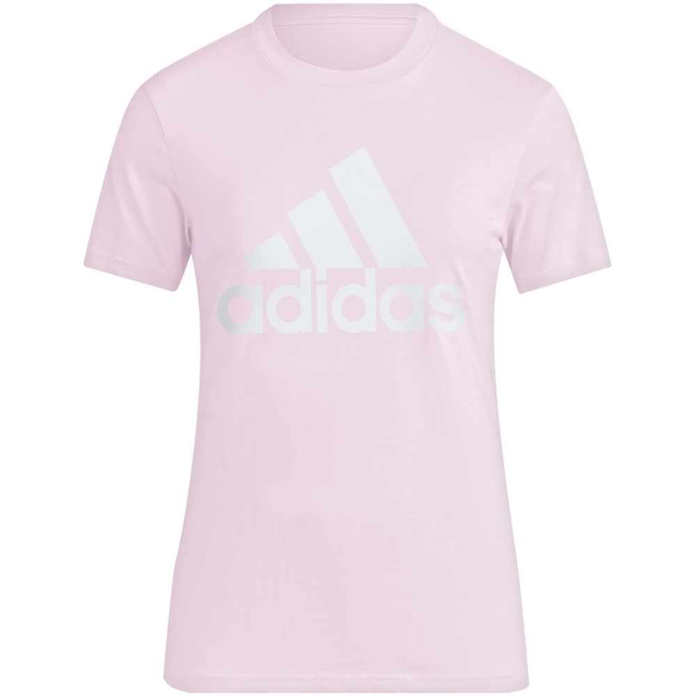 Tricou Tricou pentru femei adidas Loungewear Essentials Logo roz deschis? GL0726