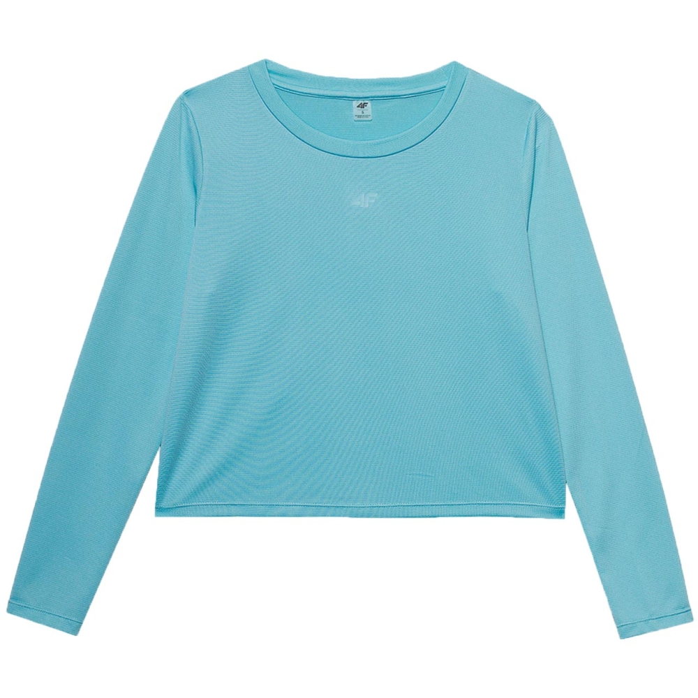 Camasa 's longsleeve T- 4F F218 blue 4FWSS24TFLOF218 33S dama