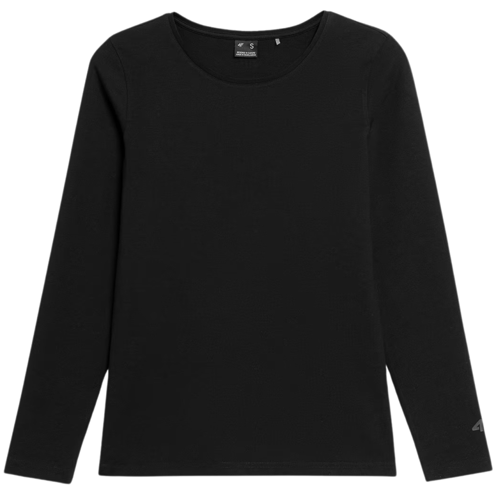 Camasa 's Longsleeve T- 4F F376 deep black 4FWMM00TLONF376 20S dama