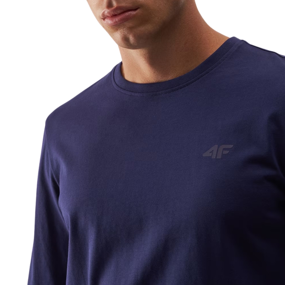 Camasa Men's Longsleeve T- 4F M375 navy blue 4FWMM00TLONM375 31S