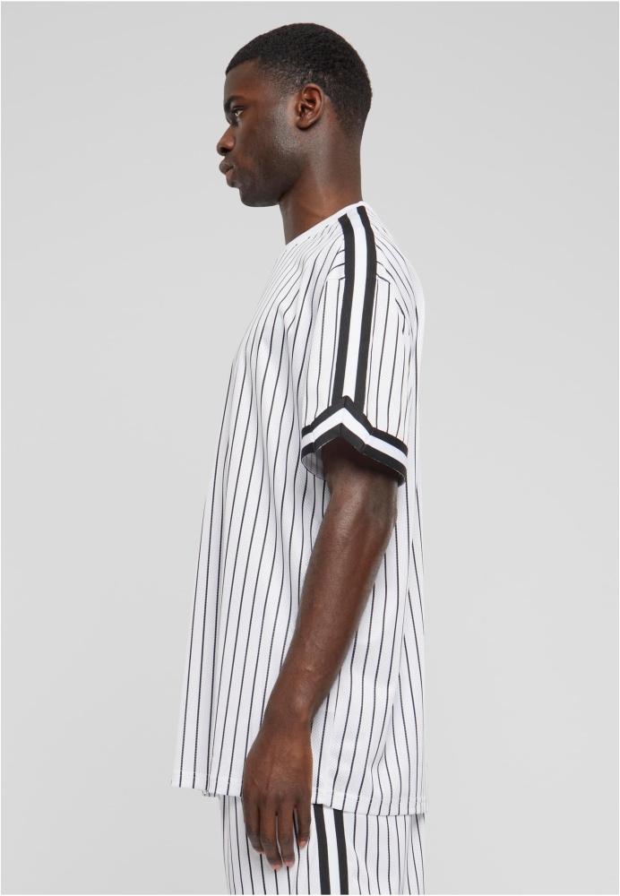 Tricou Oversized Striped Mesh Urban Classics