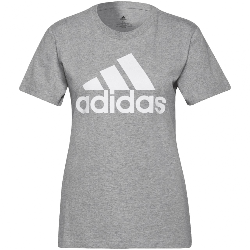 Tricou Koszulka damska adidas Loungewear Essentials Logo szara H07808