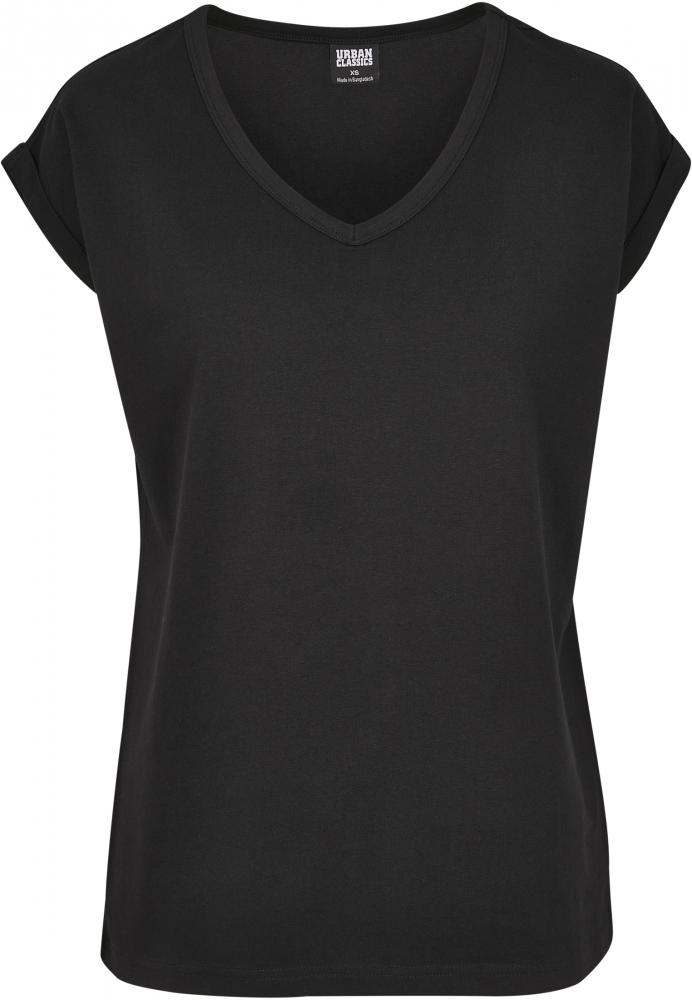 Tricou Round V-Neck Extended Shoulder dama Urban Classics