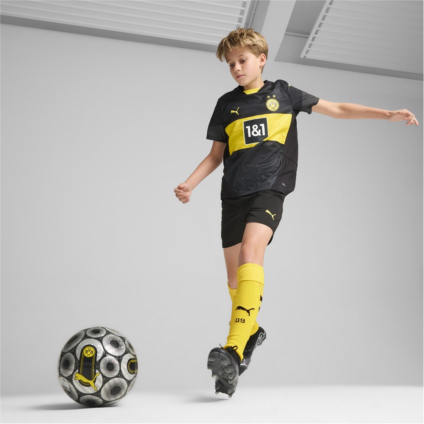 Camasa Puma Borussia Dortmund Away 2024 2025 copil