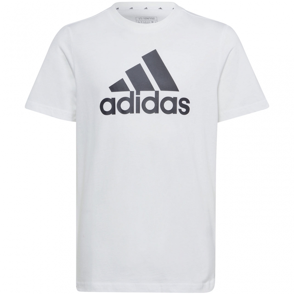 Tricou Koszulka dla dzieci adidas Essentials Big Logo Cotton biala IB1670