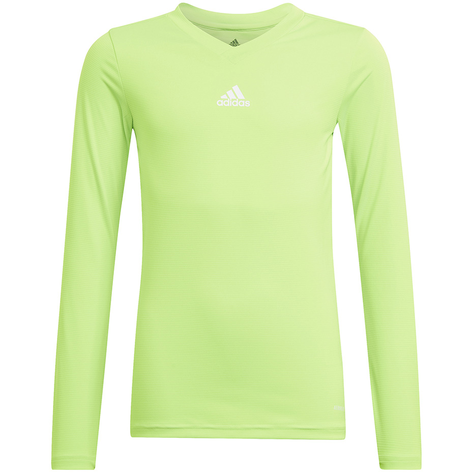 Tricou Koszulka dla dzieci adidas Team Base limonkowa GN7513