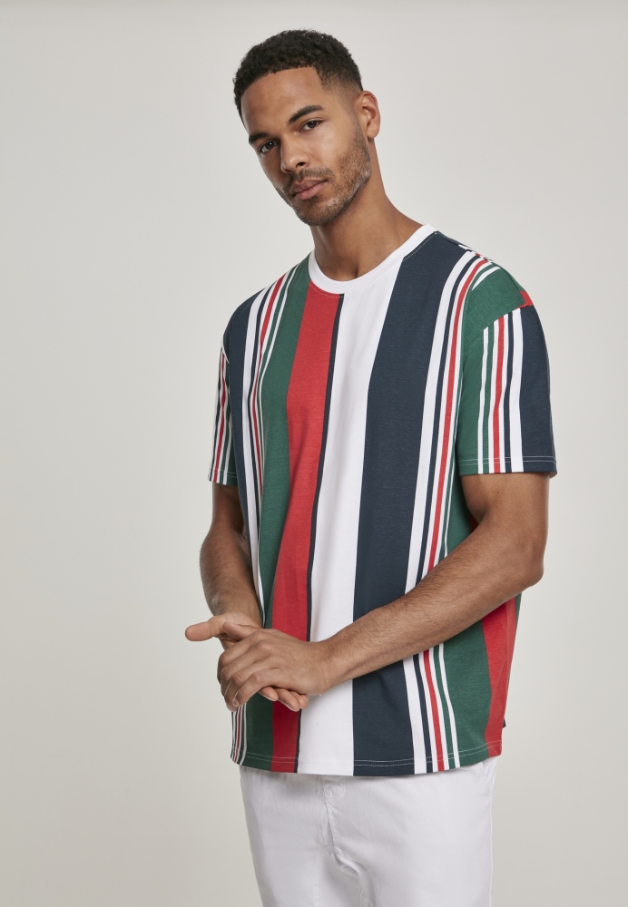 Tricou Heavy Oversized Big AOP Stripe Urban Classics