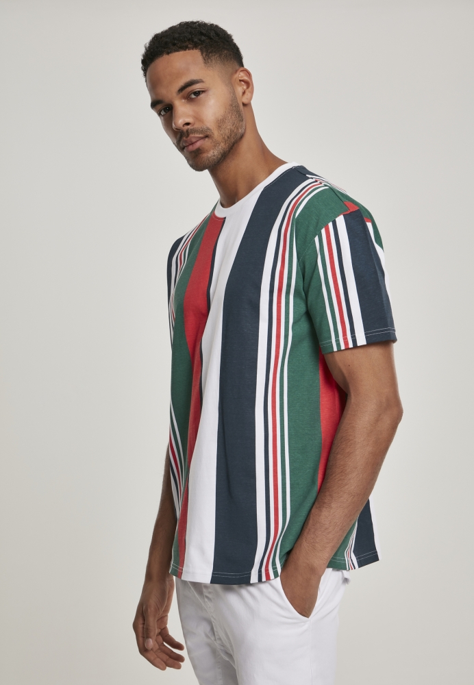 Tricou Heavy Oversized Big AOP Stripe Urban Classics