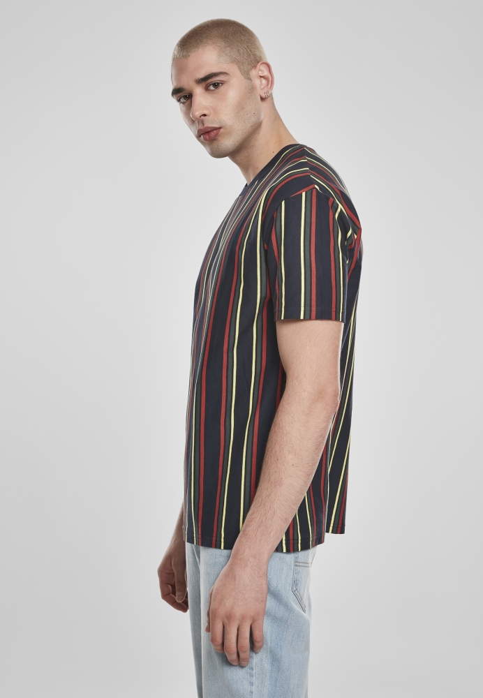 Tricou Printed Oversized Retro Stripe Urban Classics