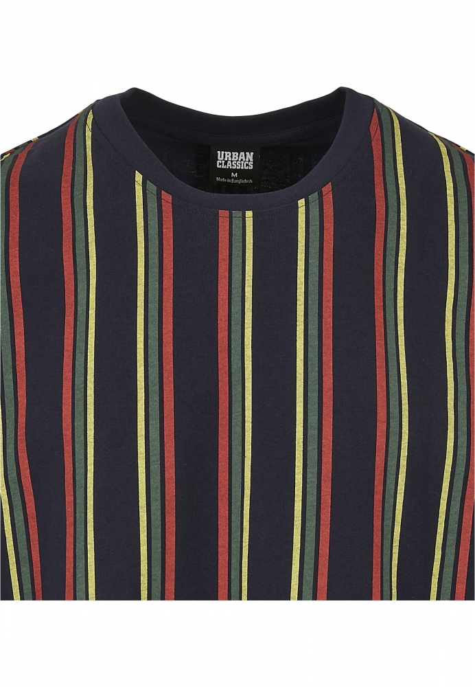 Tricou Printed Oversized Retro Stripe Urban Classics