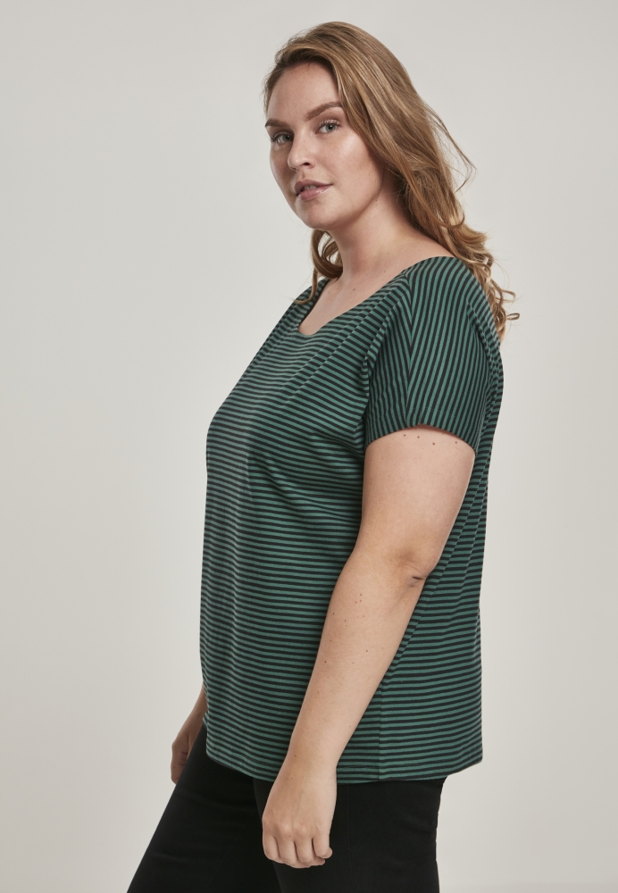 Tricou Yarn Dyed Stripe dama bebelus Urban Classics