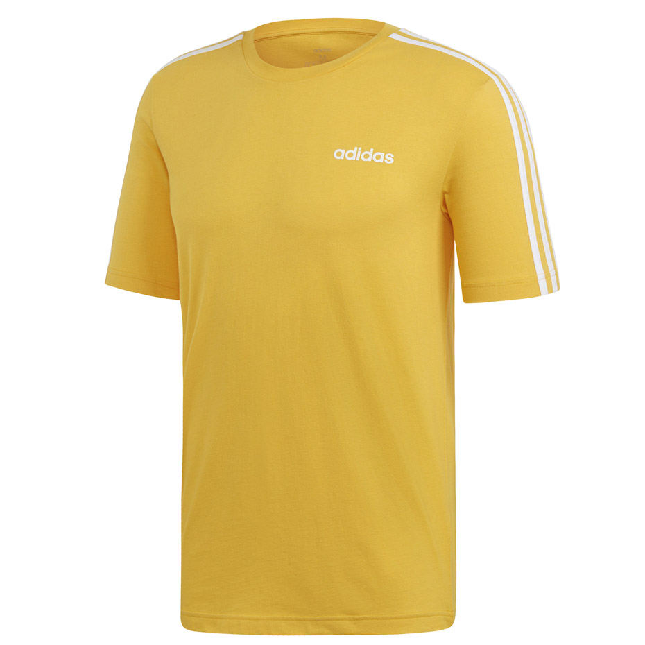 Camasa T- for men adidas Essentials 3 Stripes yellow EI9839