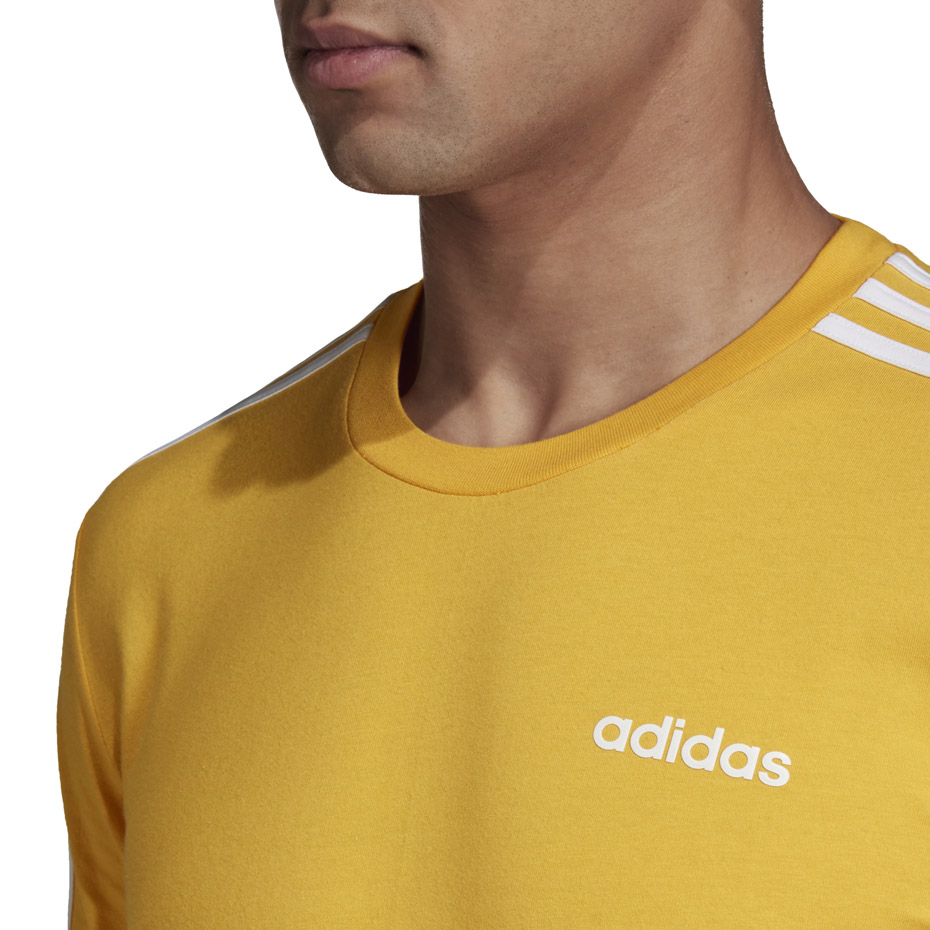 Camasa T- for men adidas Essentials 3 Stripes yellow EI9839