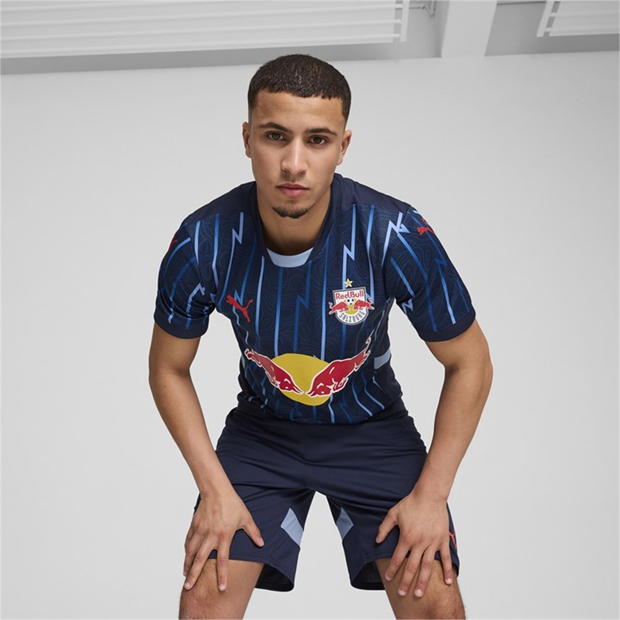 Camasa Minge Fotbal Puma Red Bulls Salzburg Away 2024 2025 adulti