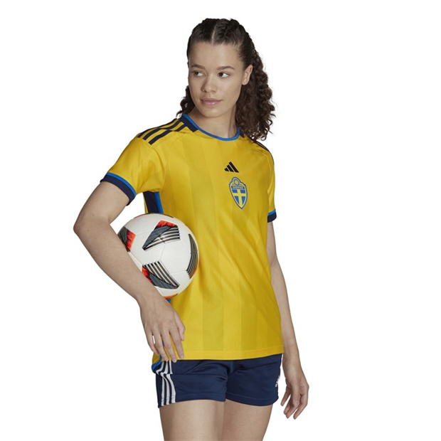 Camasa Minge Fotbal adidas Sweden 22 Home Jersey dama