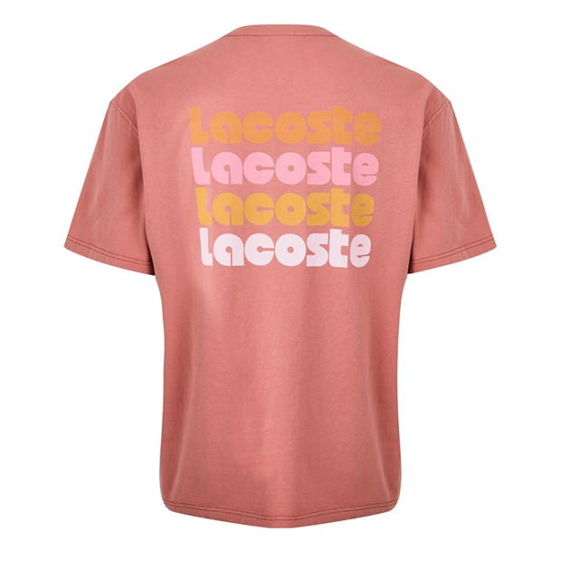 Camasa Lacoste Washed Effect Ombre Print T-