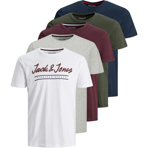 Camasa Jack and Jones 5-Pack Maneca Scurta T- barbat