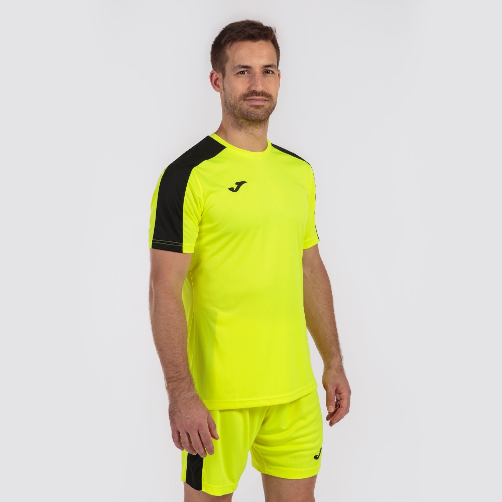 Camasa Academy T- Fluor Yellow-black S/s Joma