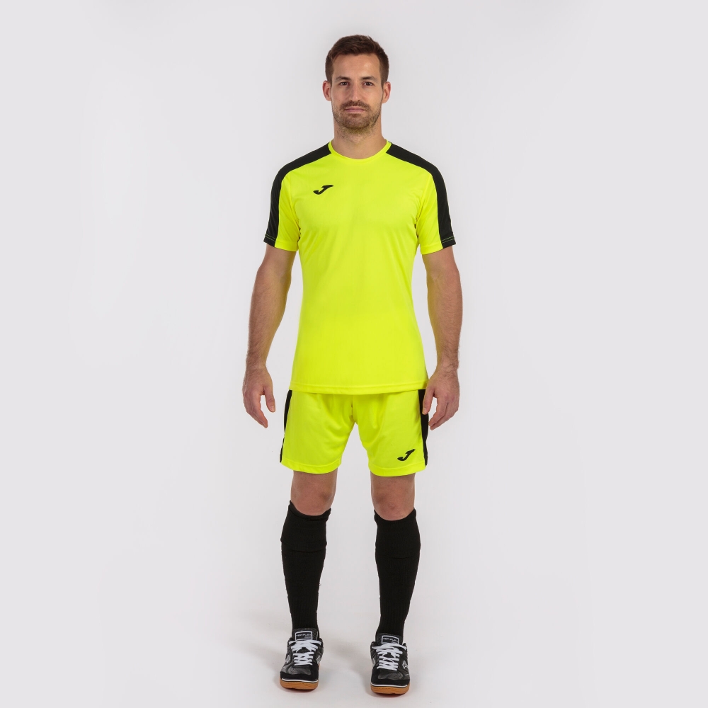 Camasa Academy T- Fluor Yellow-black S/s Joma