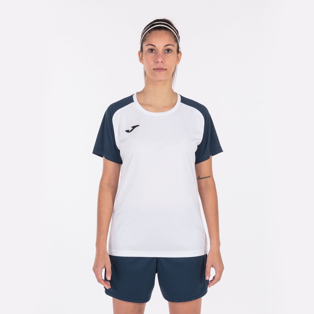 Camasa Academy Iv Maneca Scurta T- White Navy Joma