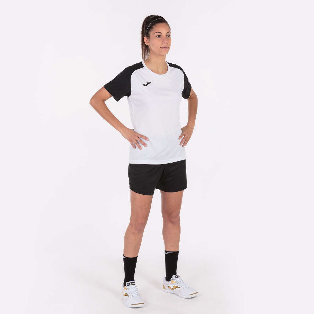 Camasa Academy Iv Maneca Scurta T- White Black Joma