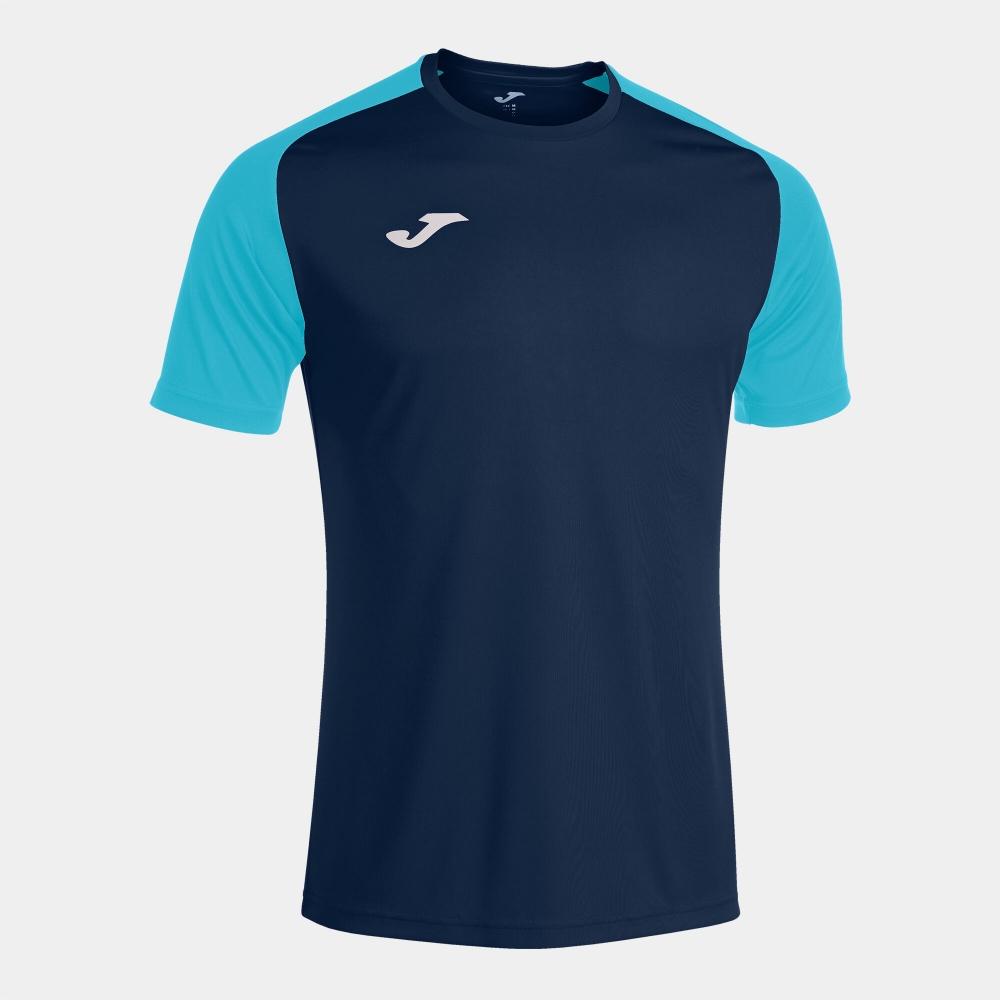 Camasa Academy Iv Maneca Scurta T- Navy Fluor Turquoise Joma