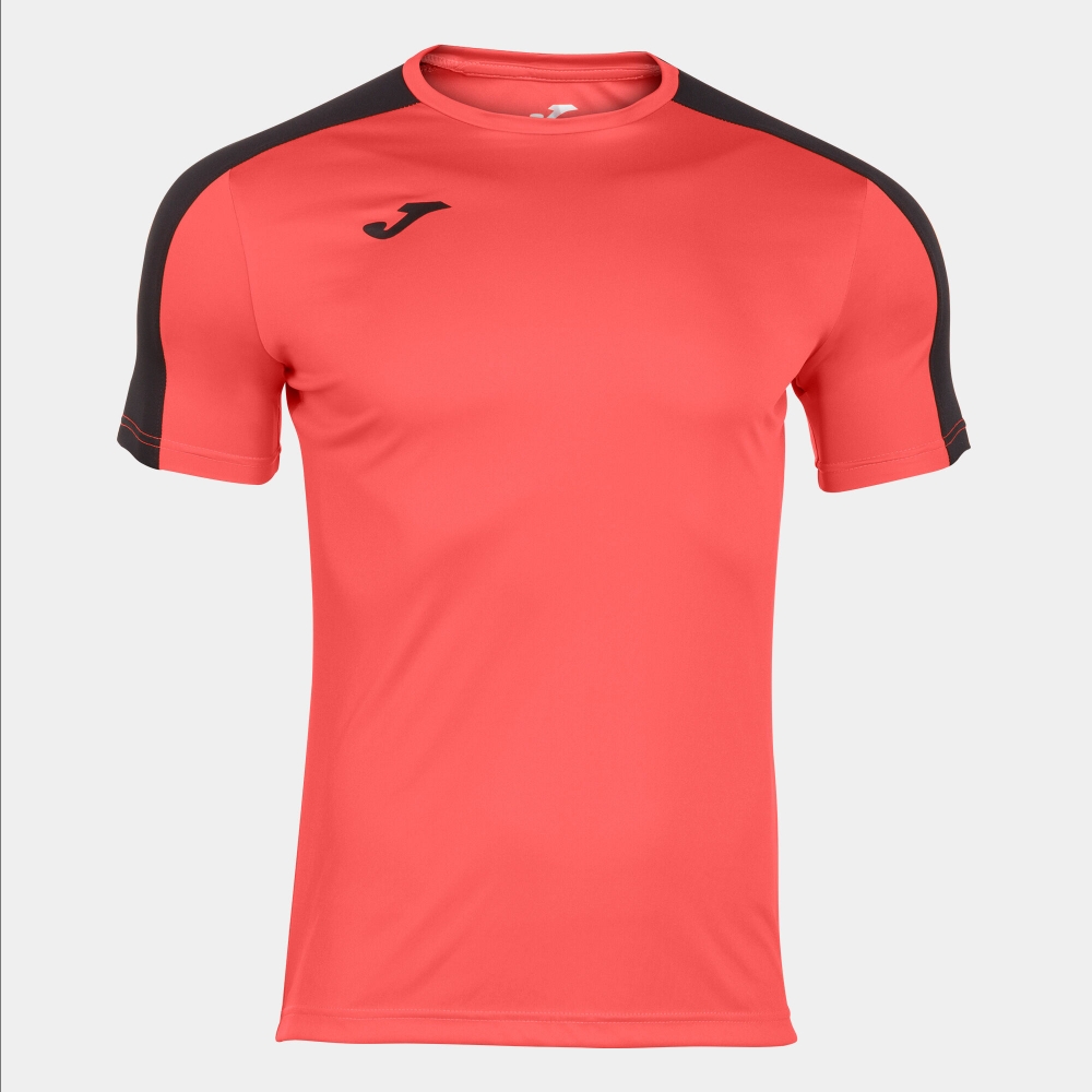 Camasa Academy Maneca Scurta T- Fluor Coral-black Joma