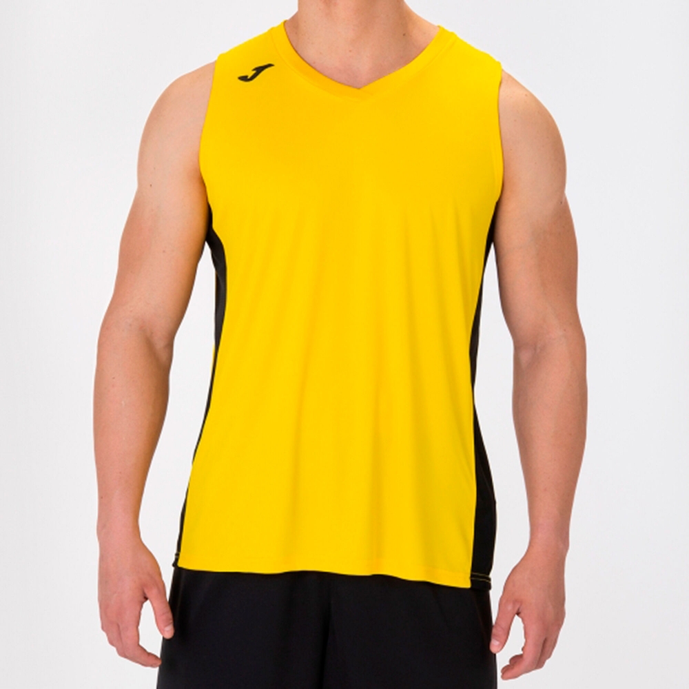 Camasa Cancha Iii T- Yellow-black Sleeveless Joma