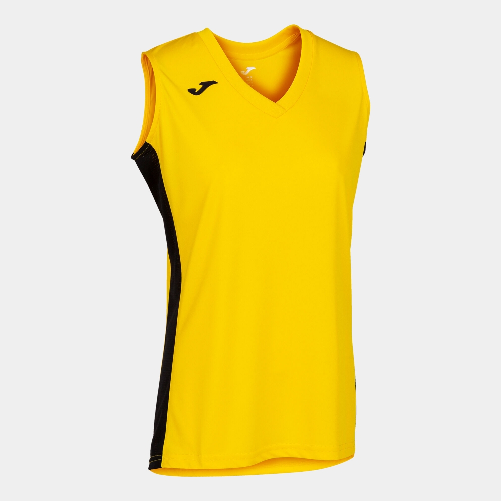 Camasa Cancha Iii T- Yellow-black Sleeveless Joma